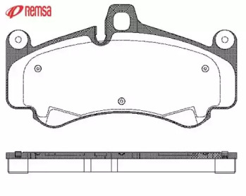 Комплект тормозных колодок METZGER 1066.00